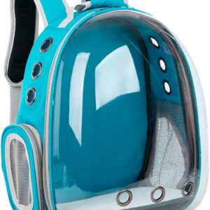 Mochila Pet Transparente com Entrada de Ar