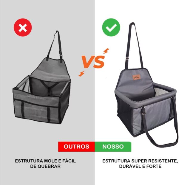 Assento de Segurança para Carros - Cães Pequenos - Imagem 7