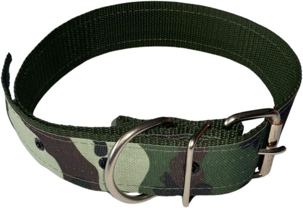 Coleira para Cachorros Grandes Camuflada Militar - Imagem 2
