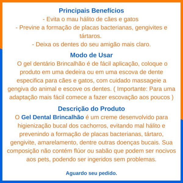 Escova de Dente com Creme Dental Pet - Imagem 5